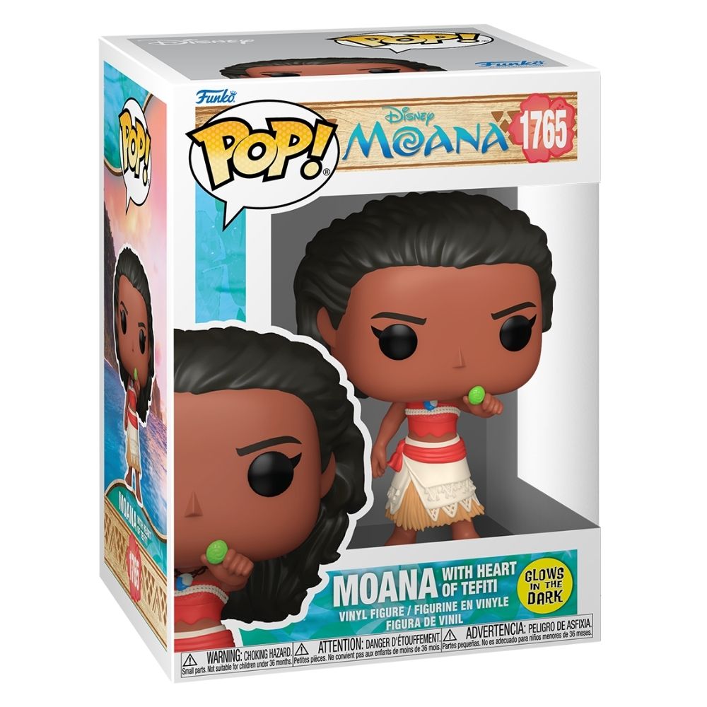 Moana - Moana with Heart of Tefiti Glow in the Dark Pop! Vinyl