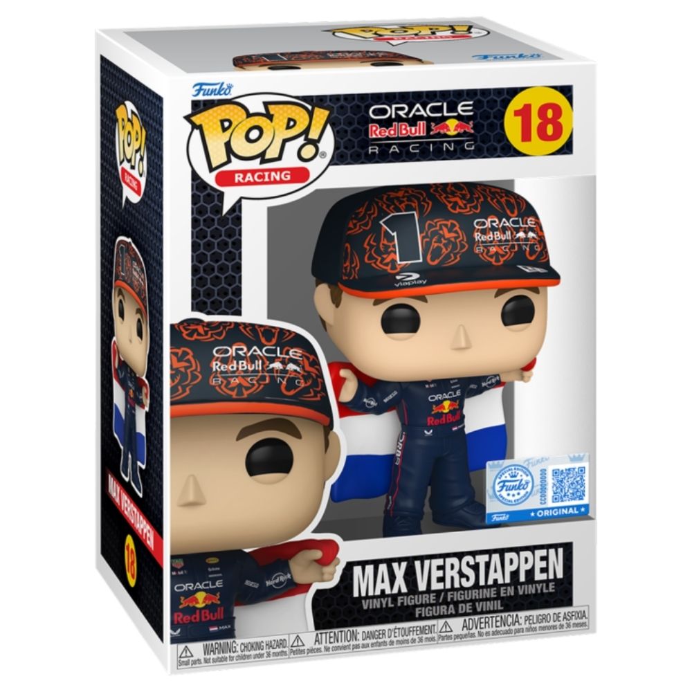 F1: Formula 1 - Max Verstappen with Dutch Flag US Exclusive Pop! Vinyl