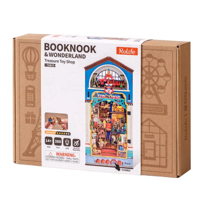 Robotime Diy Bookends Kit Treasure Toy Shop