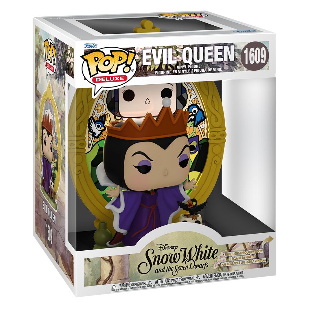 Disney Villains - Snow White and the Seven Dwarfs - Evil Queen (Stained Glass) Deluxe Pop! Vinyl