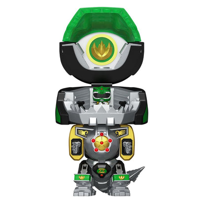 Mighty Morphin Power Rangers - Dragonzord with Green Ranger Bitty Pop! Bot Vinyl