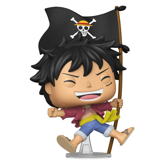 One Piece - Luffy with Flag US Exclusive Pop! Vinyl