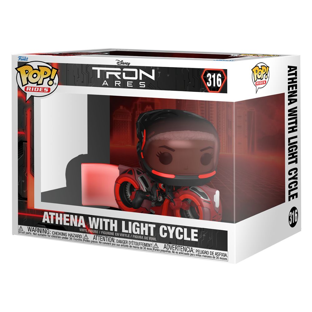 TRON: Ares - Athena with Light Cycle Pop! Ride