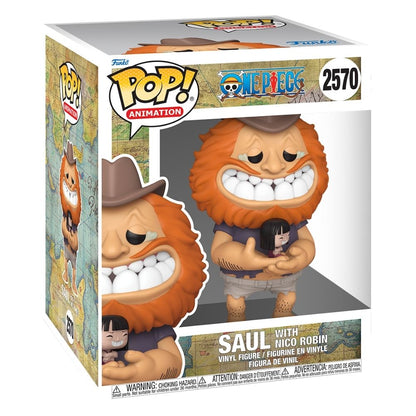 One Piece - Saul with Nico Robin 6 Inch Pop! Vinyl