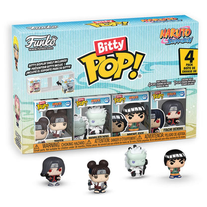 Naruto: Shippuden - Tenten, Madara, Might Guy & Itachi Uchiha Bitty Pop! Vinyl 4 Pack