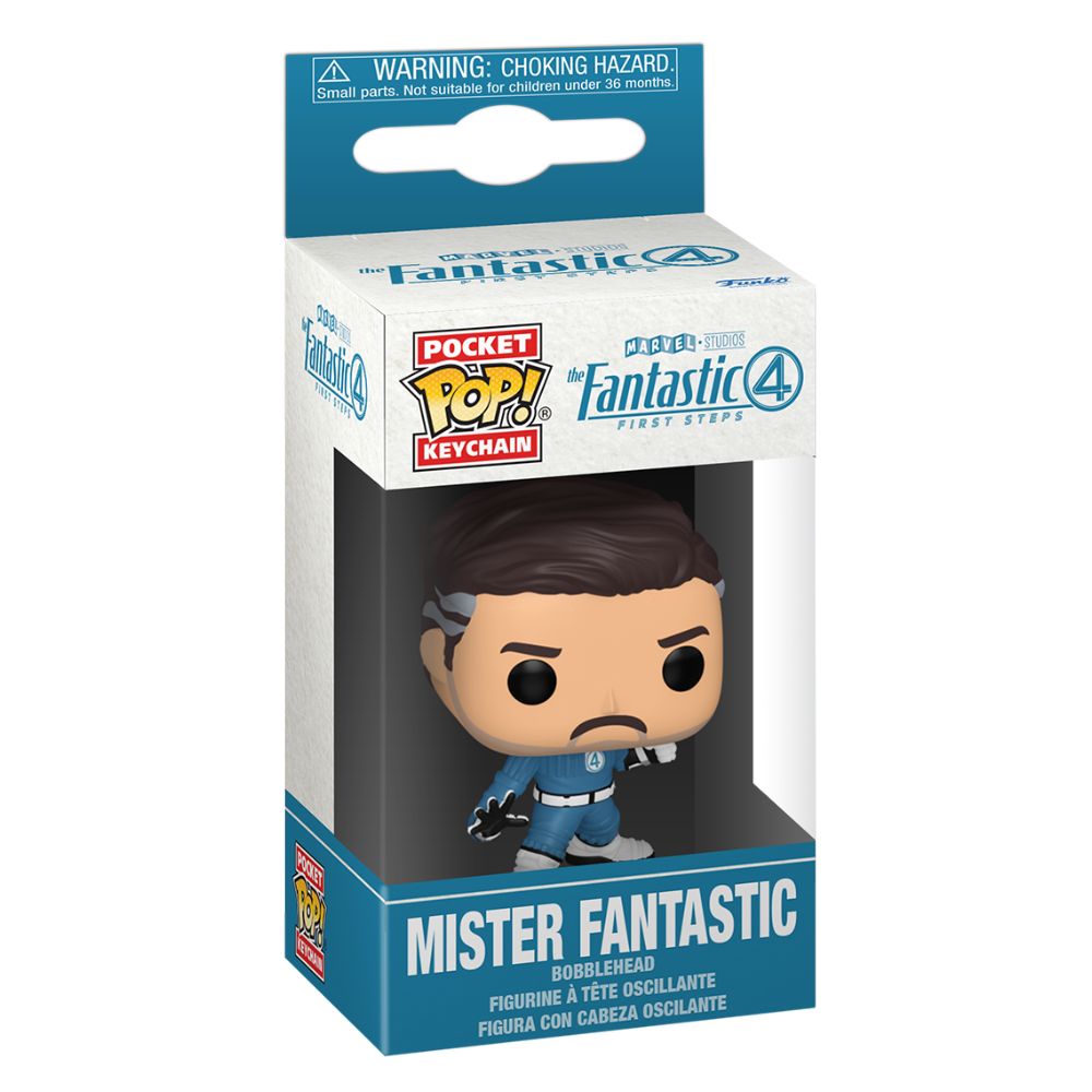The Fantastic Four: First Steps (2025) - Mister Fantastic Pocket Pop! Keychainn