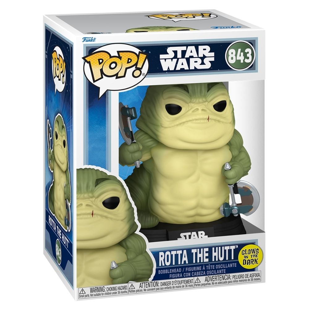 Star Wars: The Mandalorian & Grogu (2026) – Rotta the Hutt Glow in the Dark Pop! Vinyl