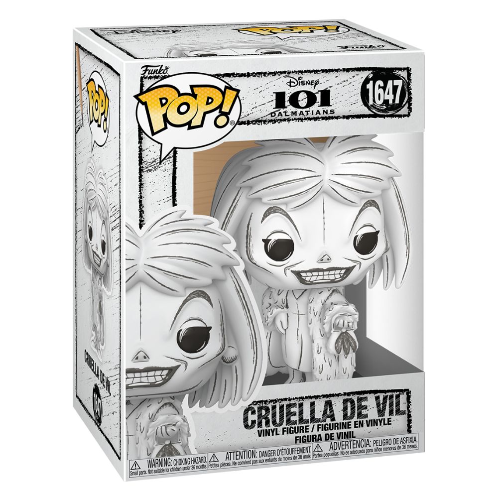 Disney: Sketched - Cruella De Vil Pop! Vinyl
