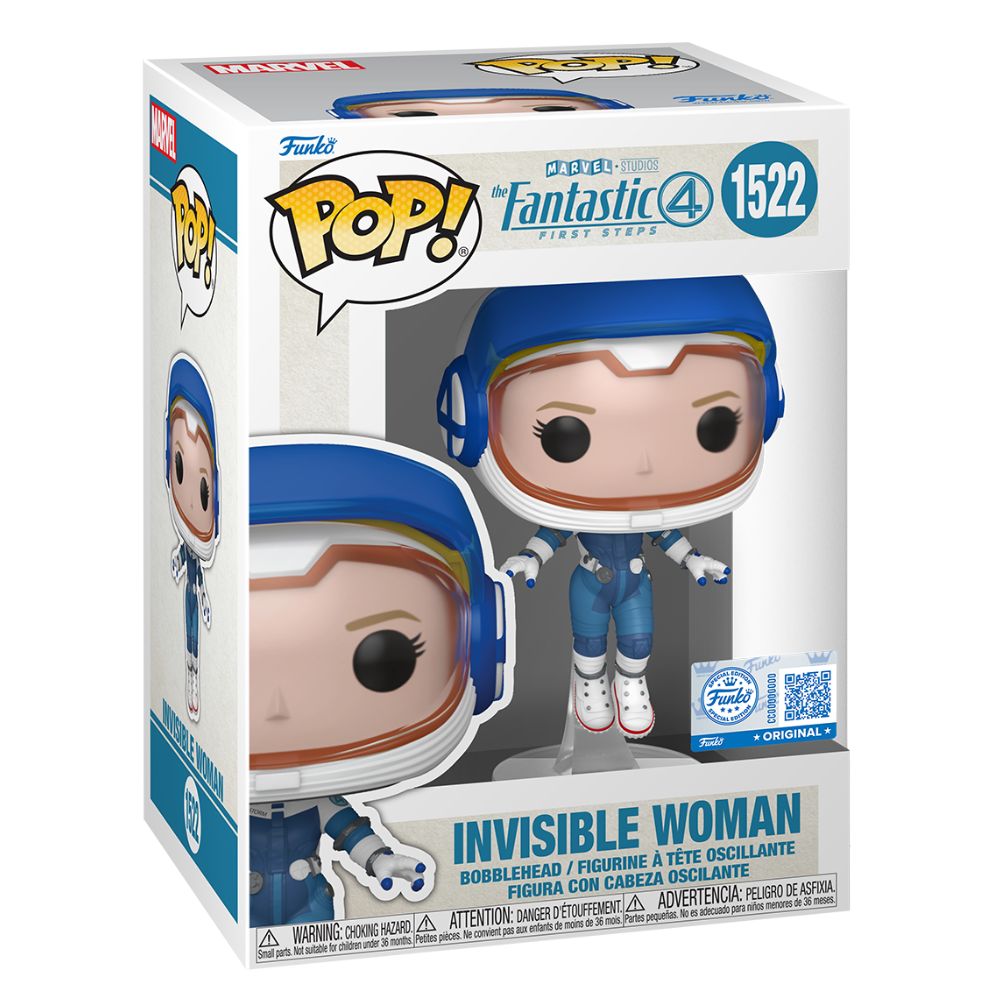 The Fantastic Four: First Steps (2025) - Invisible Woman in Space Suit US Exclusive Pop! Vinyl