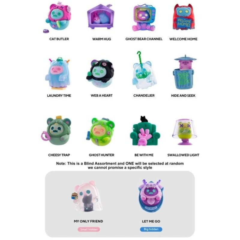 [FINDING UNICORN] ShinWoo Ghost Bear House Series Blind Box