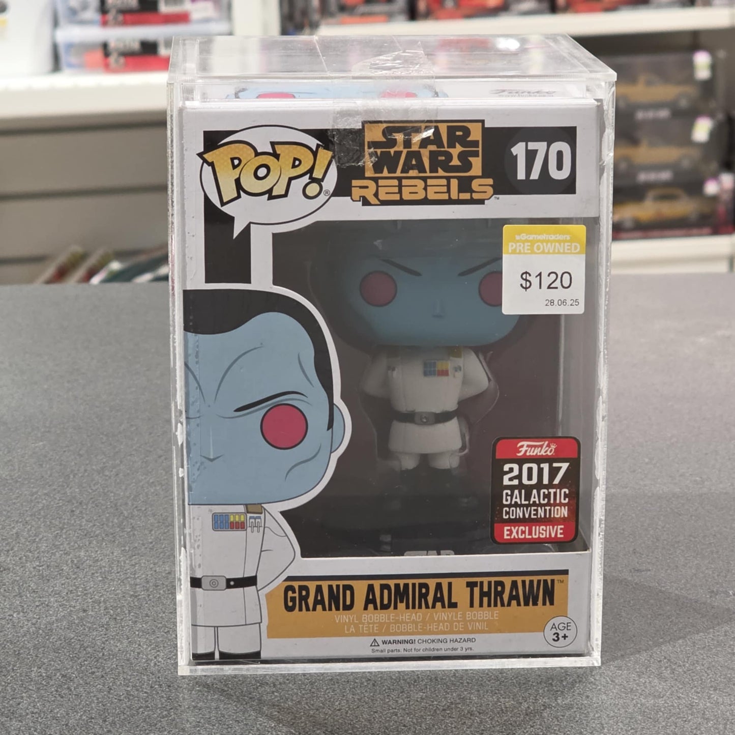 Galactic Convention 2017 - Star Wars Rebels -  Grand Admiral Thrawn Pop! Vinyl