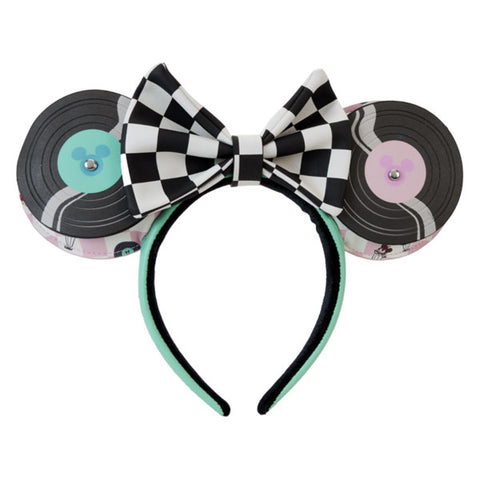 Image of Loungefly - Disney - Mickey & Minnie Date Diner Records Headband