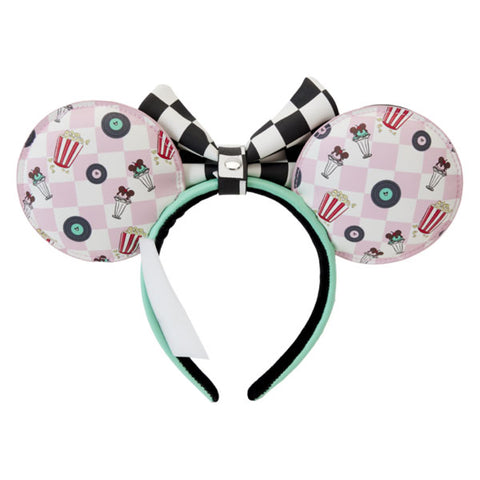 Image of Loungefly - Disney - Mickey & Minnie Date Diner Records Headband