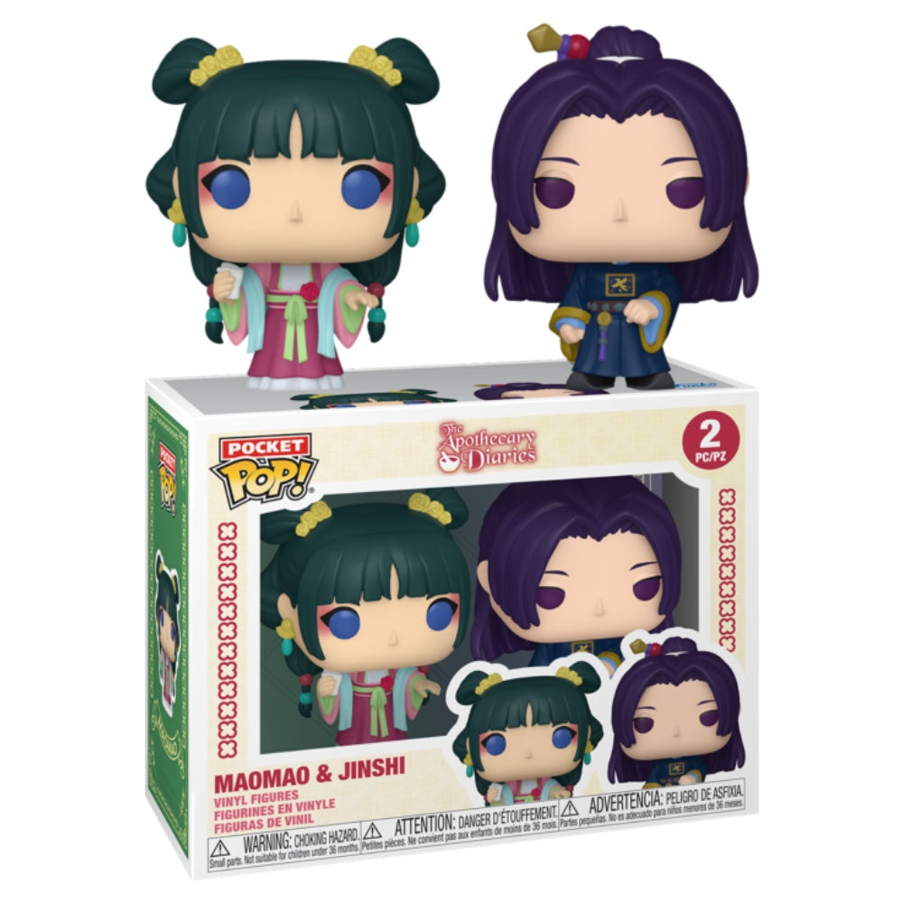 The Apothecary Diaries - Maomao & Jinshi Pocket Pop! Vinyl 2 Pack