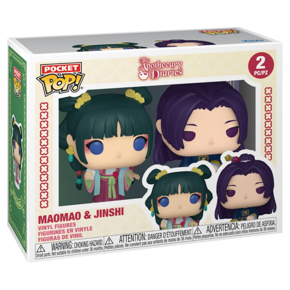 The Apothecary Diaries - Maomao & Jinshi Pocket Pop! Vinyl 2 Pack