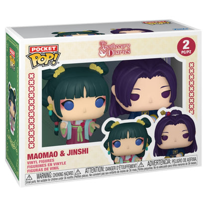 The Apothecary Diaries - Maomao & Jinshi Pocket Pop! Vinyl 2 Pack