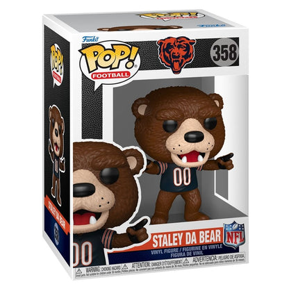 NFL Football: Mascots - Chicago Bears Staley Da Bear Pop! Vinyl