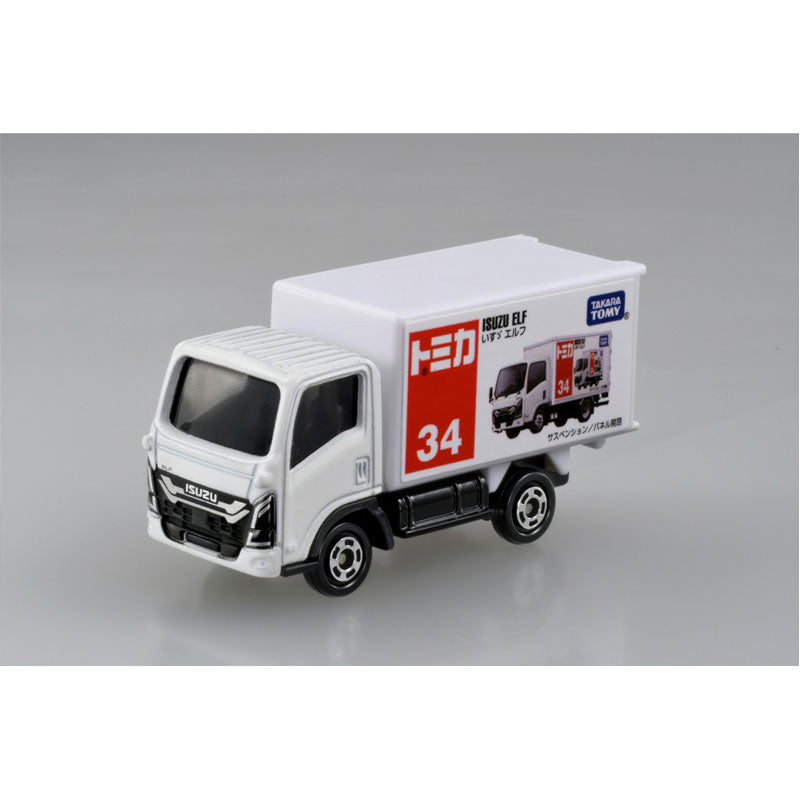 Tomica (Regular) No. 034 Isuzu ELF - 1:64 Scale Diecast Vehicle