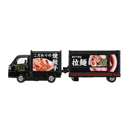 Tomica (Long Type) No. 142 Subaru Samber Kitchen Trailer - Scale Diecast Vehicle
