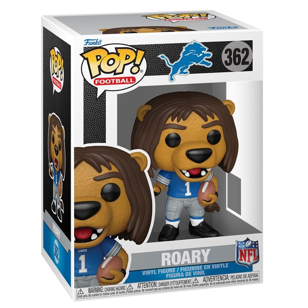 NFL Football: Mascots - Detroit Lions Roary Pop! Vinyl