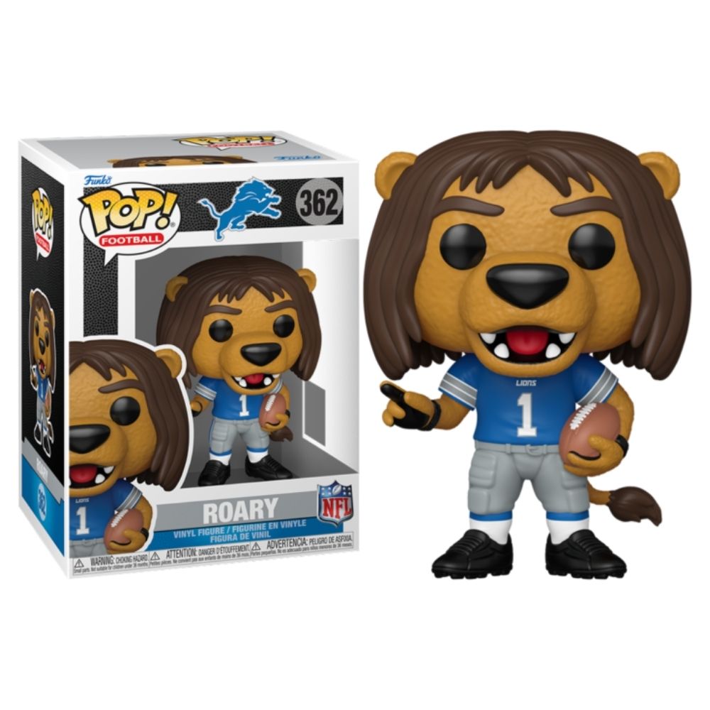 NFL Football: Mascots - Detroit Lions Roary Pop! Vinyl