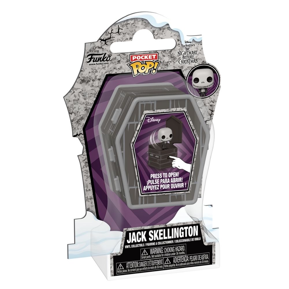 The Nightmare Before Christmas - Jack Skellington in Coffin Pocket Pop! Vinyl