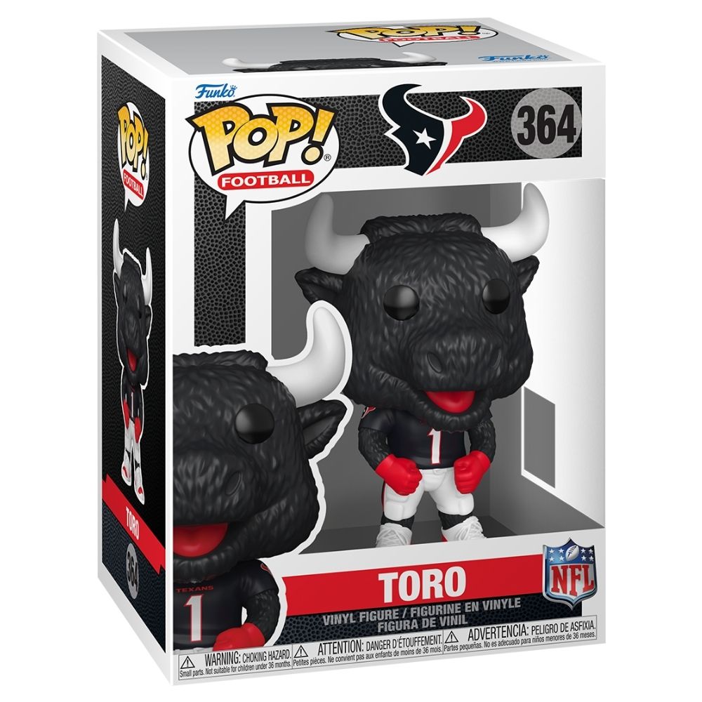 NFL Football: Mascots - Houston Texans Toro Pop! Vinyl