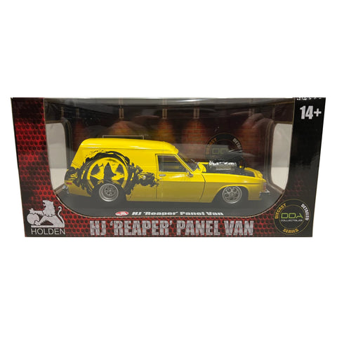 Image of 1:24 Reaper Lemon Ice Blown HJ Panel Van Fully Detailed Opening Doors, Bonnet and Tailgate Top