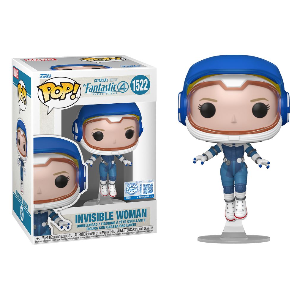 The Fantastic Four: First Steps (2025) - Invisible Woman in Space Suit US Exclusive Pop! Vinyl