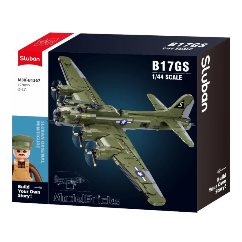 MB B17-GS Bomber Flying Fortres Scale 1:44 1270 PC C4