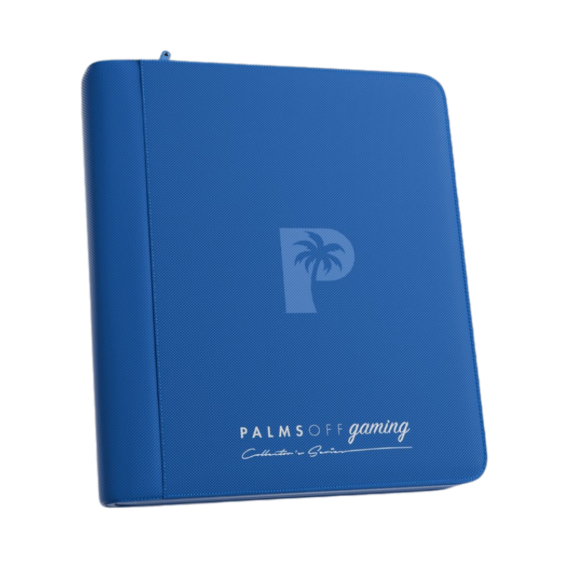 Collector's Series Top Loader Zip Binder - 4 Pocket - Blue