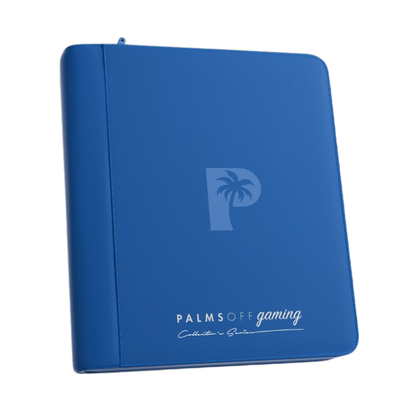 Collector's Series Top Loader Zip Binder - 4 Pocket - Blue