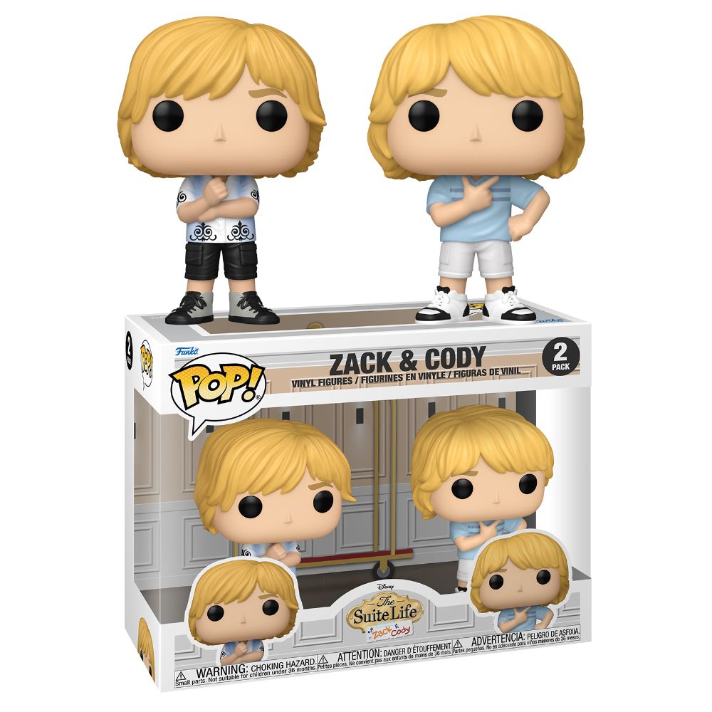 The Suite Life of Zack & Cody - Zack & Cody Pop! Vinyl 2 Pack