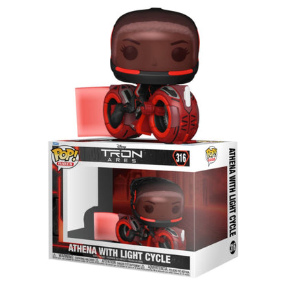 TRON: Ares - Athena with Light Cycle Pop! Ride