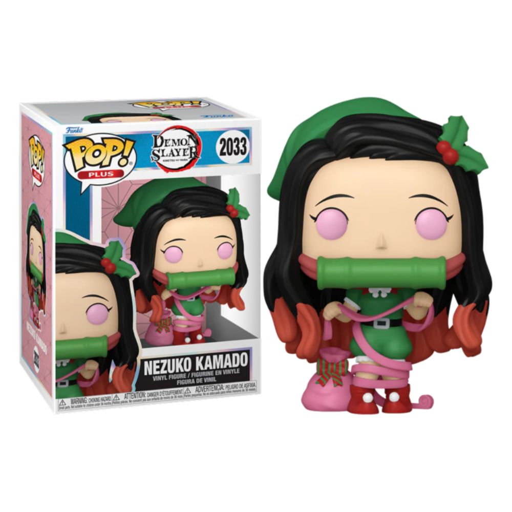 Demon Slayer - Nezuko Kamado (Holiday) Pop! Plus