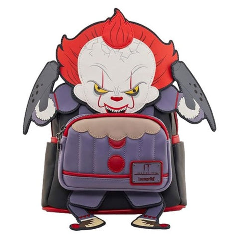 Image of Loungefly - It (2017) - Pennywise US Exclusive Cosplay Mini Backpack