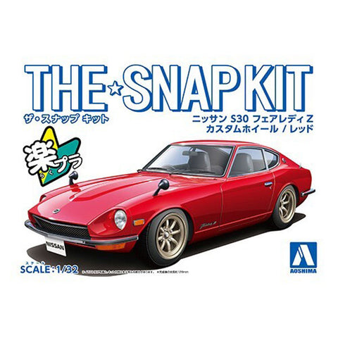 Image of The Snap Kit 1/32 Nissan S30 Fairlady Z Custom Wheel (Red)