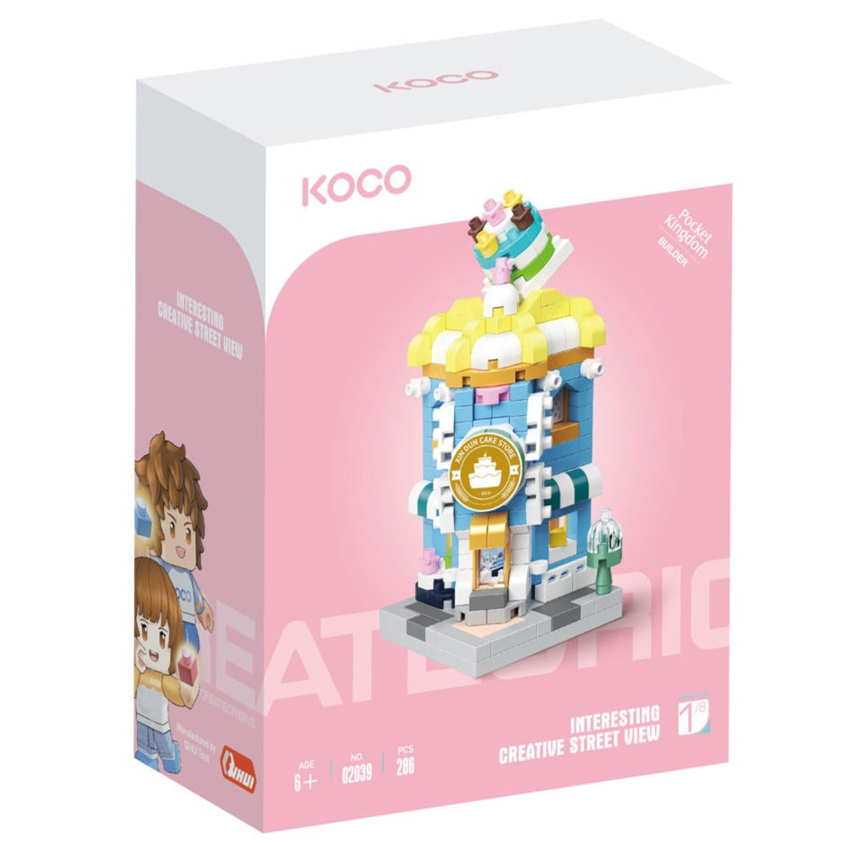 Koco Interesting Creative Street View Cake Shop
