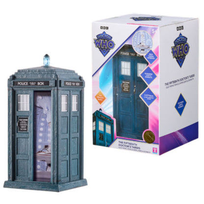 Dr Who - The 15th Doctor's Tardis Figure with Light & Sound Collector Series 5.5 Inch Scale