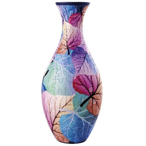 Image of Vase Colorful Leaves