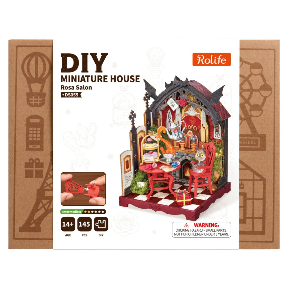 Robotime Diy Mini House Rosa Salon