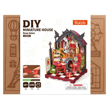 Robotime Diy Mini House Rosa Salon