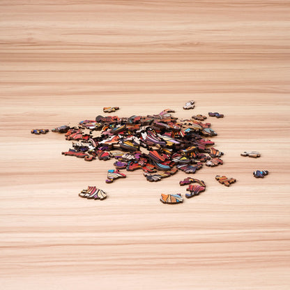 Robotime Puzzle Paradise Cat King