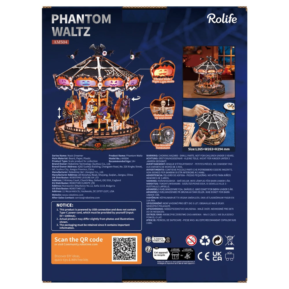 Robotime - Rolife Phantom Waltz DIY Music Box