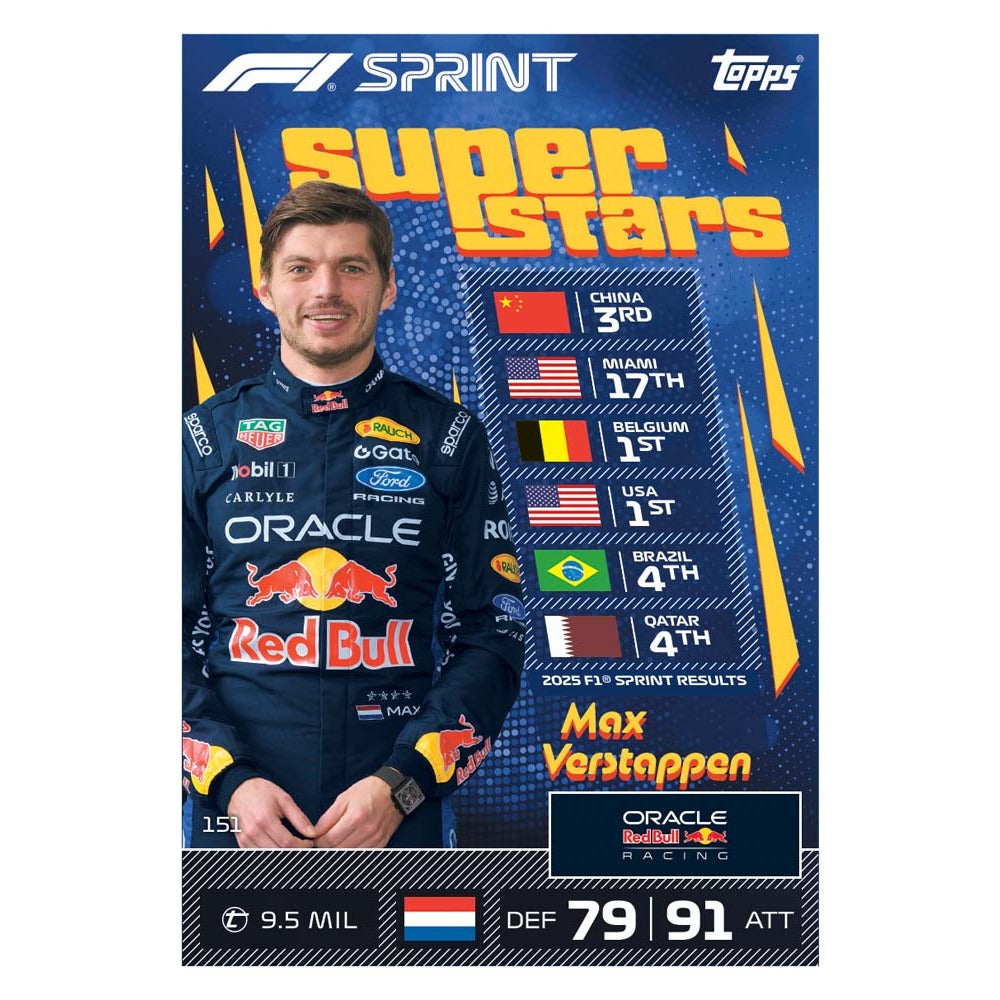 F1 Topps Turbo Attax 2026 Mega Tin