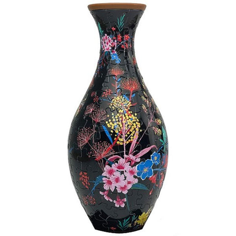 Image of Vase Elegant Floral Print