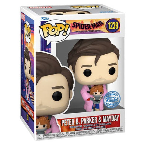 Image of Spiderman: Across the Spider-Verse - Peter B. Parker & Mayday US Exclusive Pop! Vinyl