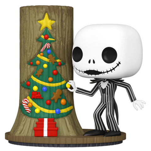 Image of The Nightmare Before Christmas - Jack with Christmas Town Door 30th Anniversary Pop! Deluxe