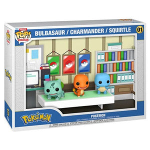 Pokemon - Starter Pokemon Bulbasaur, Charmander & Squirtle Pop! Moment Deluxe