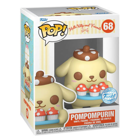 Image of Hello Kitty - Pompompurin with Tray US Exclusive Pop! Vinyl